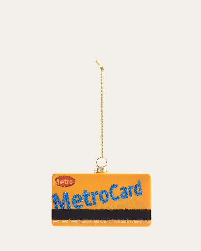 Metro Card Christmas Ornament